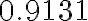 0.9131
