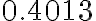 0.4013