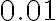 0.01