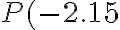 P(-2.15