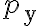 p_{\mathrm{y}}