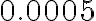 0.0005