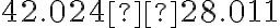 42.024±28.011