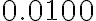 0.0100
