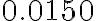 0.0150