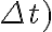 \Delta t)
