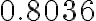 0.8036