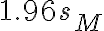 1.96s_M