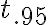 t_{.95}