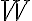  W 