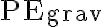 \mathrm{PE}_{\text {grav }}