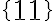 \{11\}