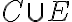 C \cup E