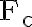 \mathrm{F}_{\mathrm{c}}