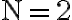 \mathrm{N}=2