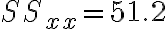 SS_{xx}=51.2