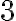 \mathrm{3}