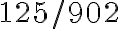 125 / 902