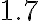 1.7