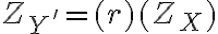 Z_{Y'} = (r)(Z_X)