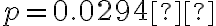 p=0.0294  
