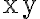 \mathrm{xy}