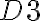 D3