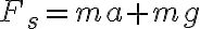 F_s=ma+mg