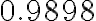 0.9898
