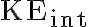 \mathrm{KE}_{\text {int }}