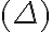 (\Delta)