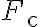 F_{\mathrm{c}}