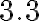 3.3