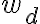 w_{d}