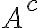 A^c
