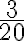 \frac{3}{20}