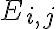 E_{i, j}