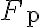 F_{\mathrm{p}}
