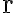 \mathrm{r}