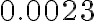0.0023