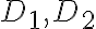 D_{1}, D_{2}