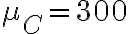 \mu_{C}=300