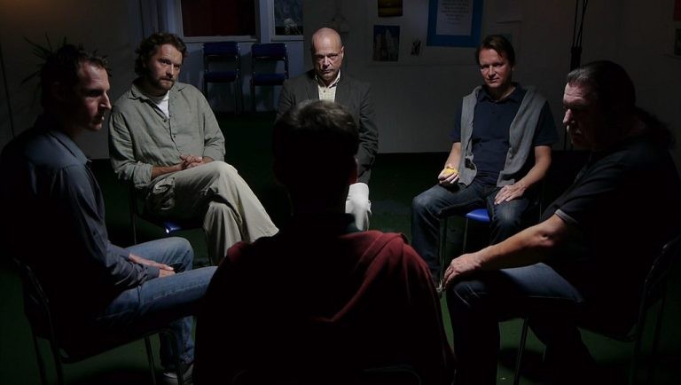 Men therapy group.